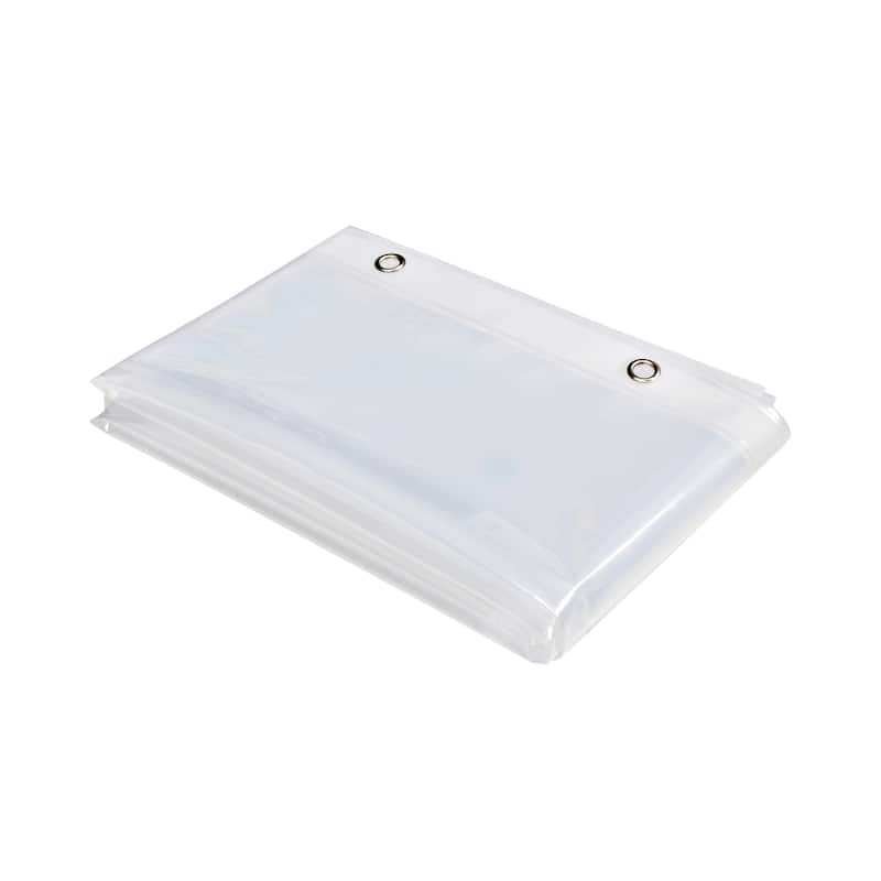 Utopia Alley 72"X72" 4.8G Clear PEVA Shower Curtain Liner with